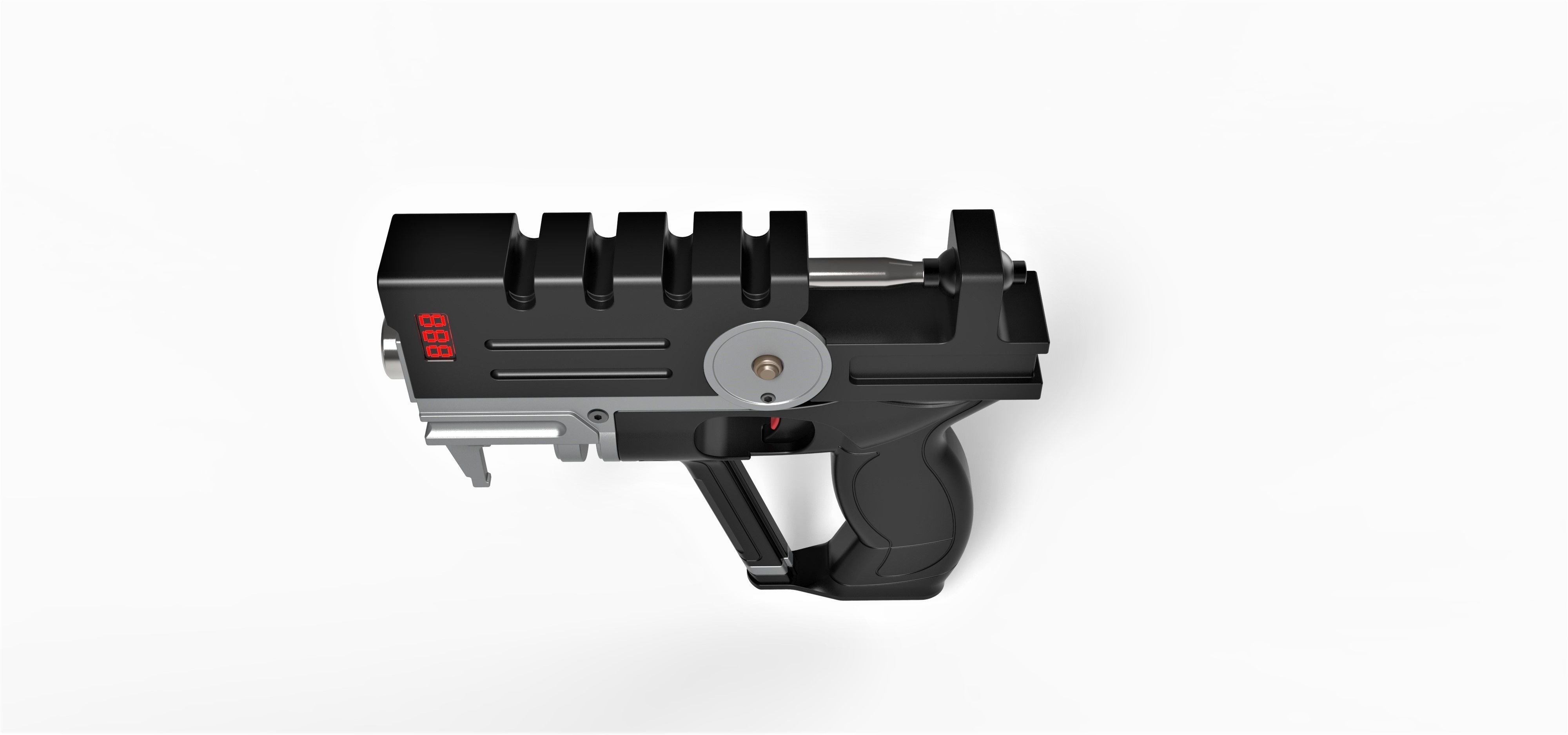 Blaster of Korben Dallas from movie The Fifth Element 3D model_7