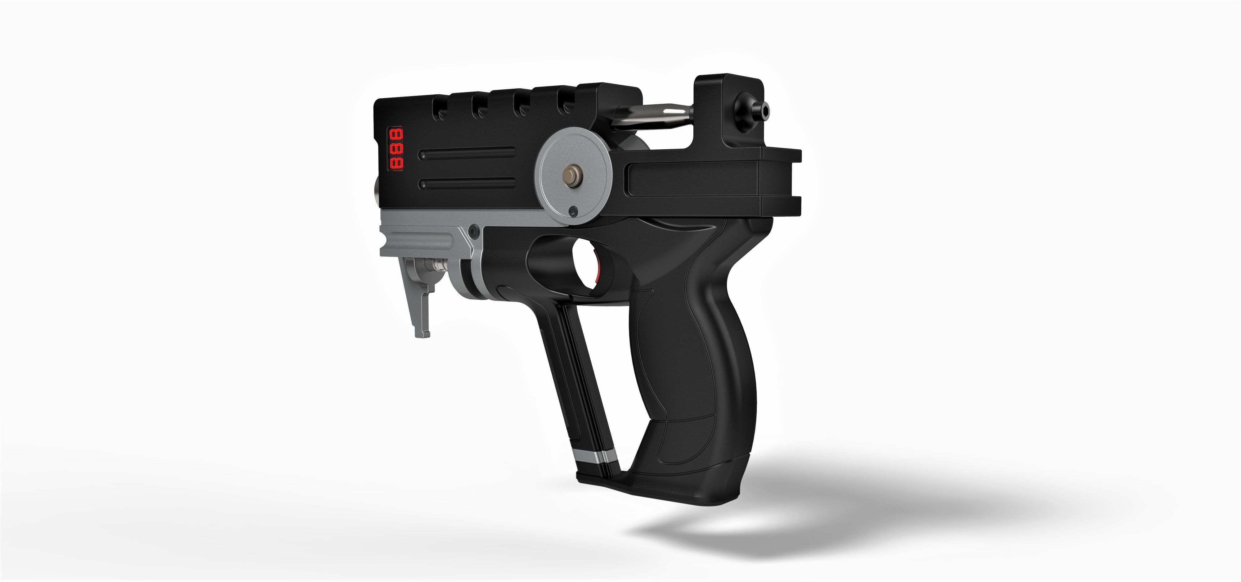 Blaster of Korben Dallas from movie The Fifth Element 3D model_10