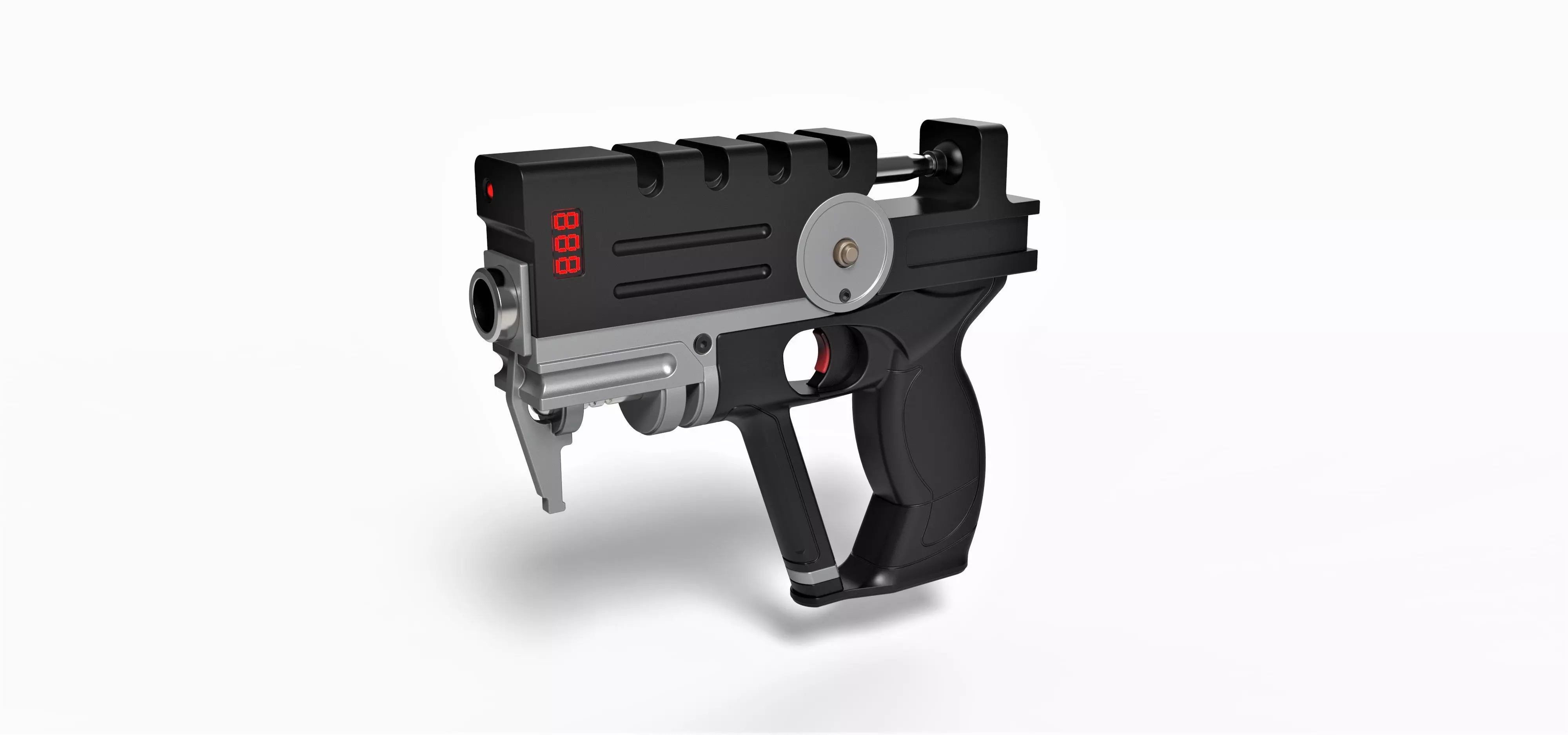 Blaster of Korben Dallas from movie The Fifth Element 3D model_0