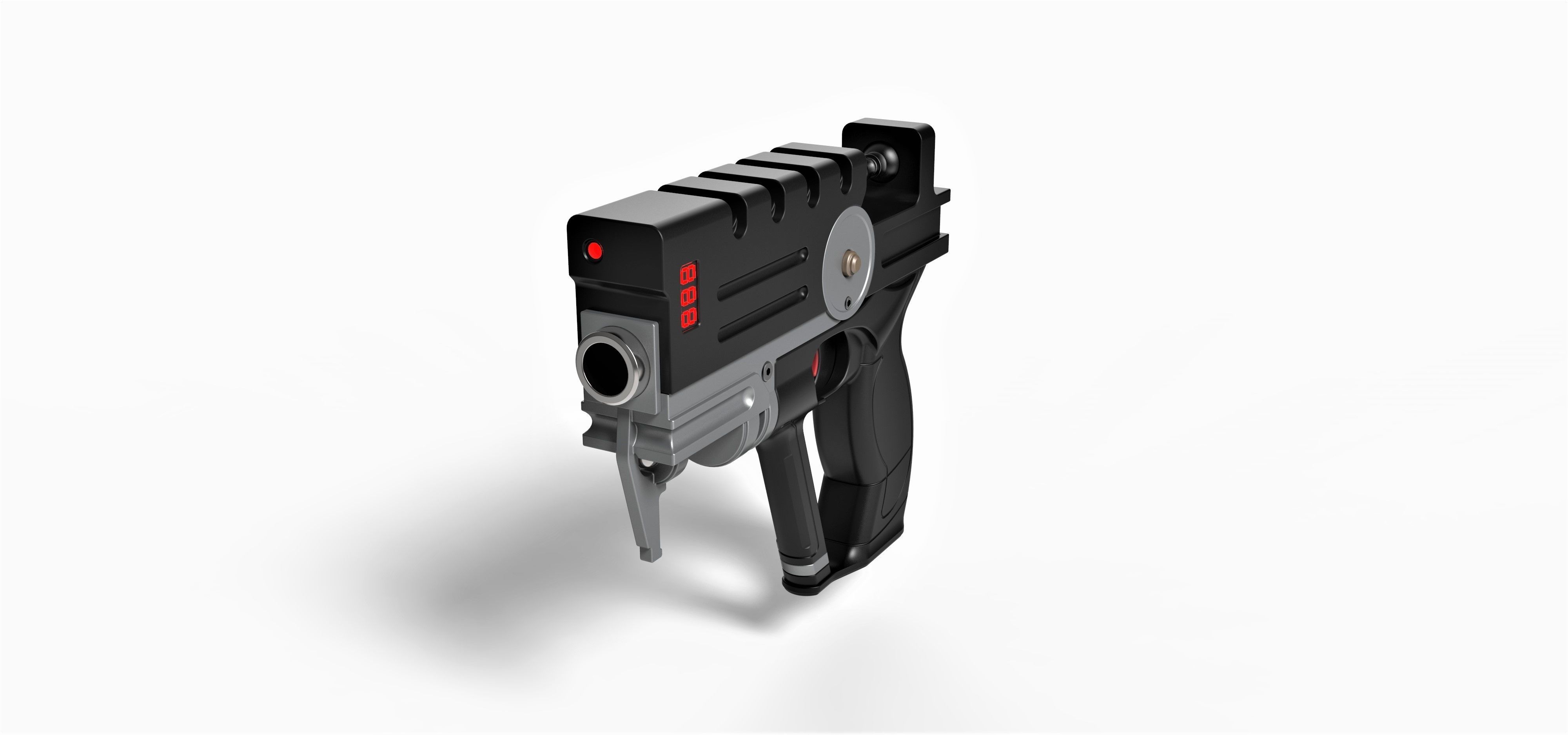 Blaster of Korben Dallas from movie The Fifth Element 3D model_3