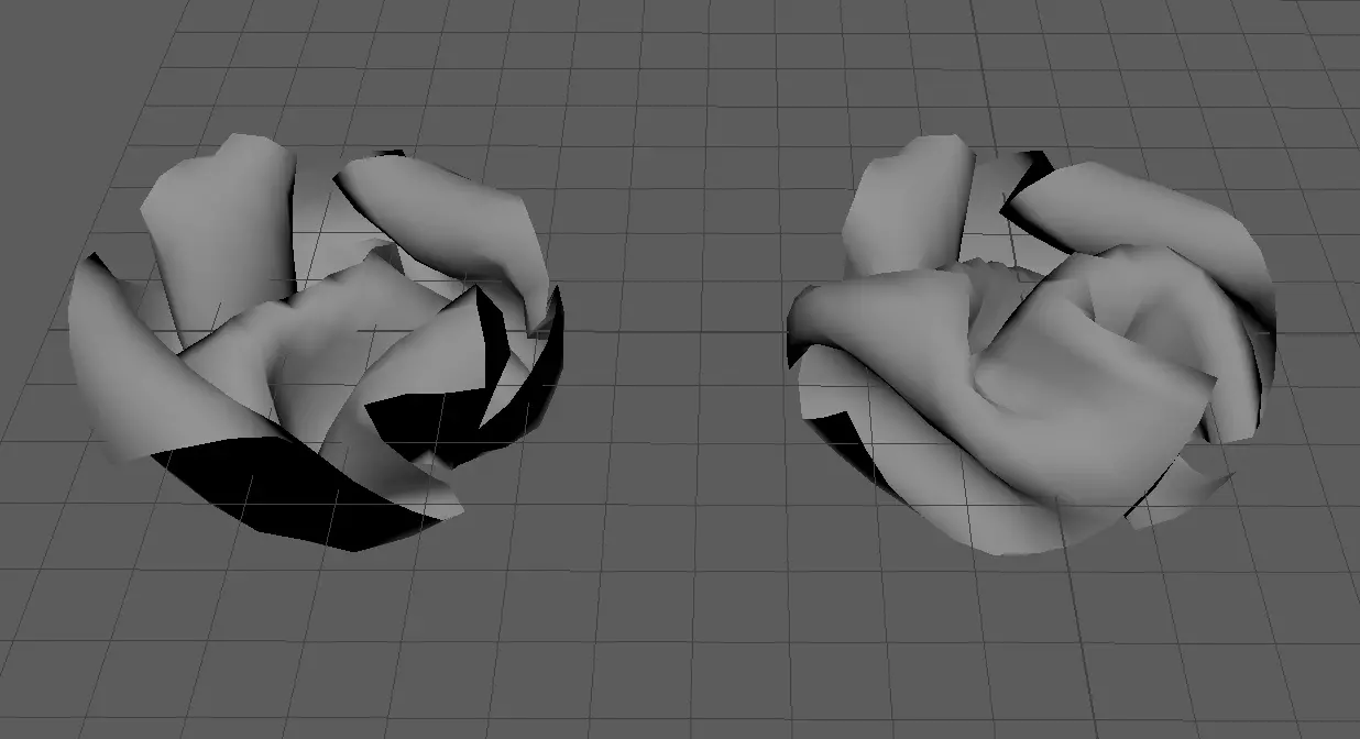 Clumped Paper Low-poly 3D model_0