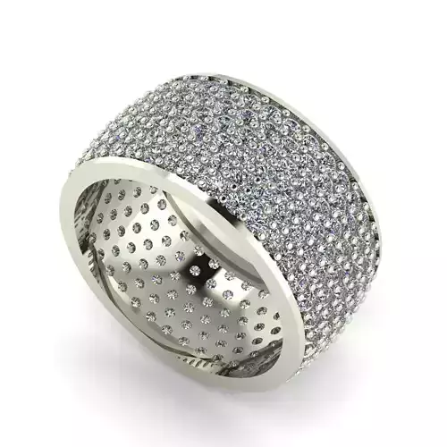 Pave Diamond Ring