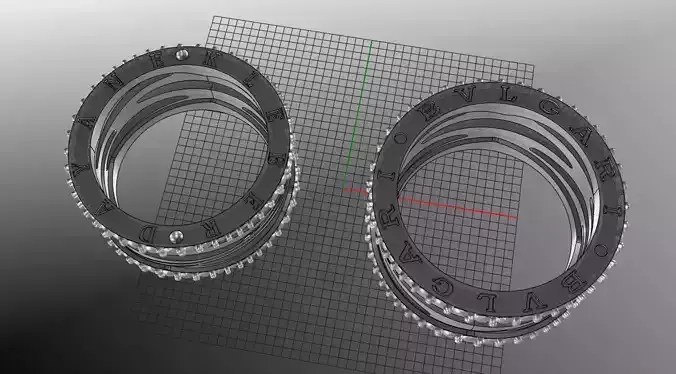 set marry bvlgari rings