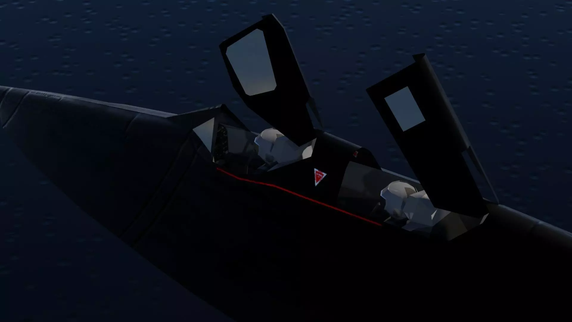 Lockheed SR-71 Blackbird Low-poly 3D model_18