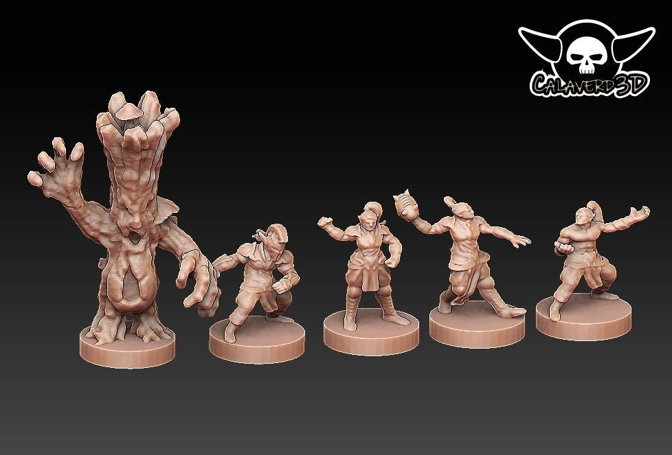 board game Travel field bb footbal 3D print model_8