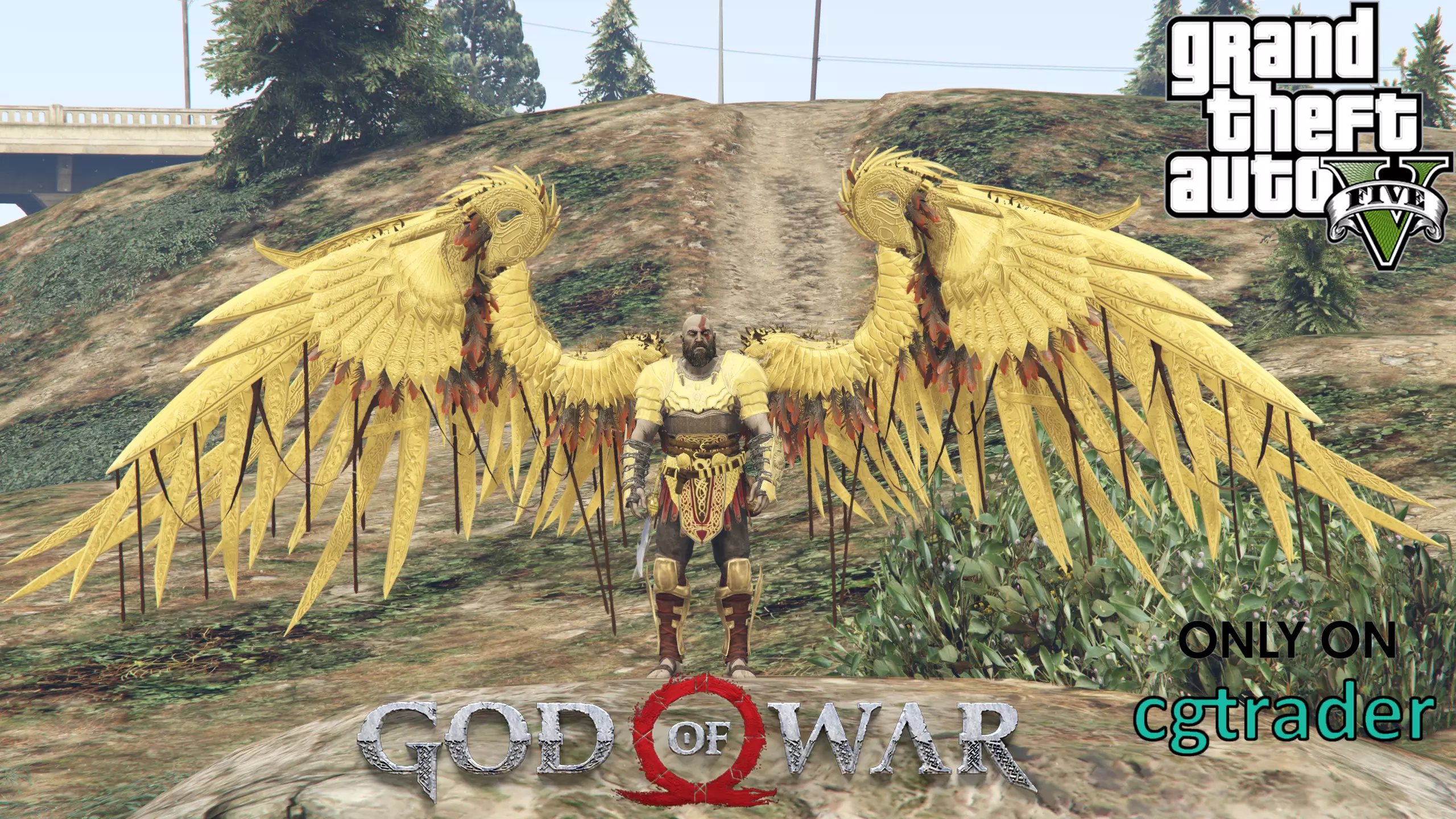 Kratos UHD Armor Variations and Accessories 3D model