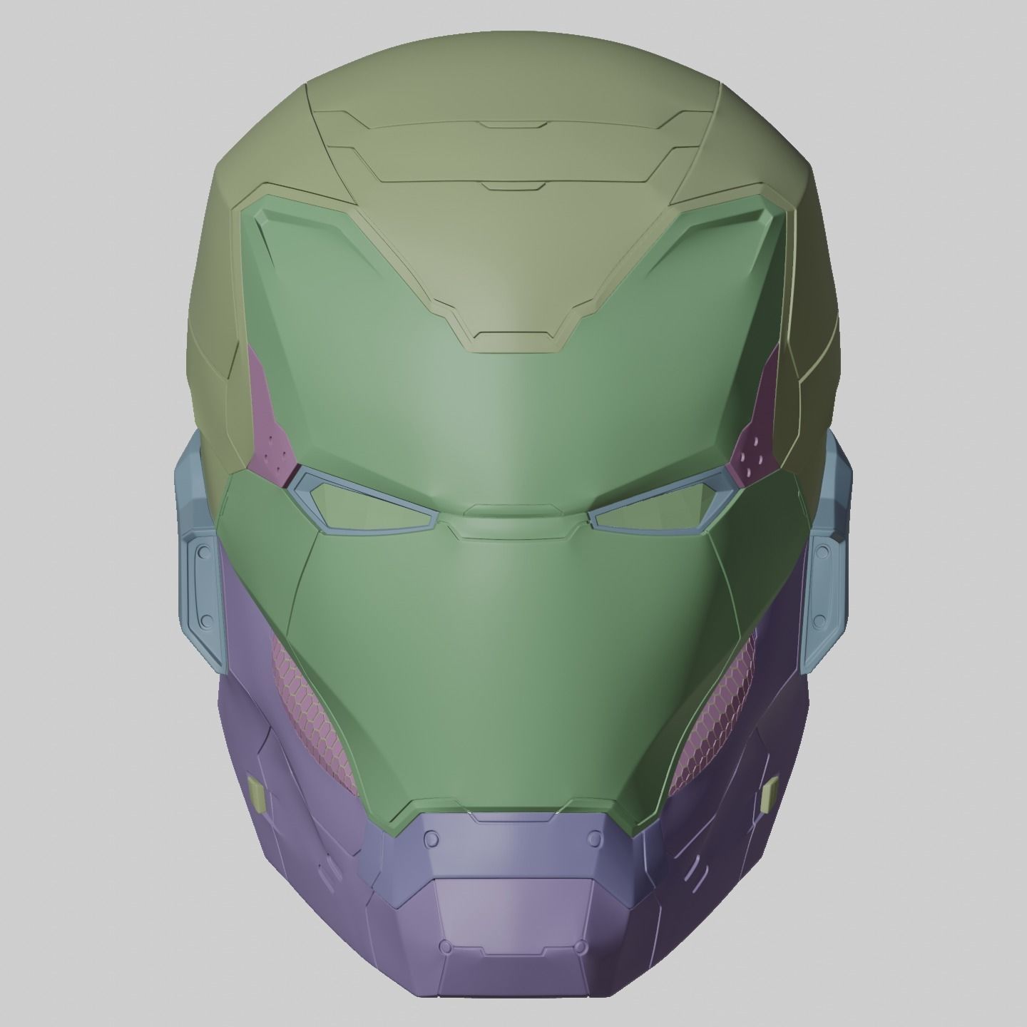 Ironman Halo Master Chief Mark 117 3D print model_8