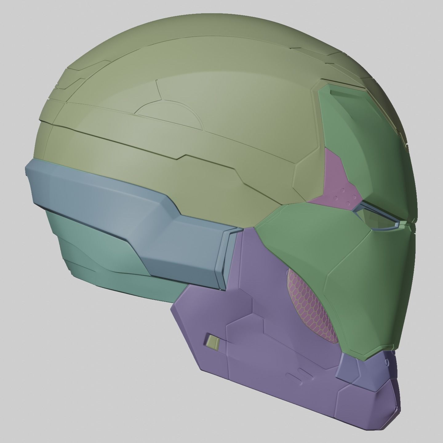 Ironman Halo Master Chief Mark 117 3D print model_10