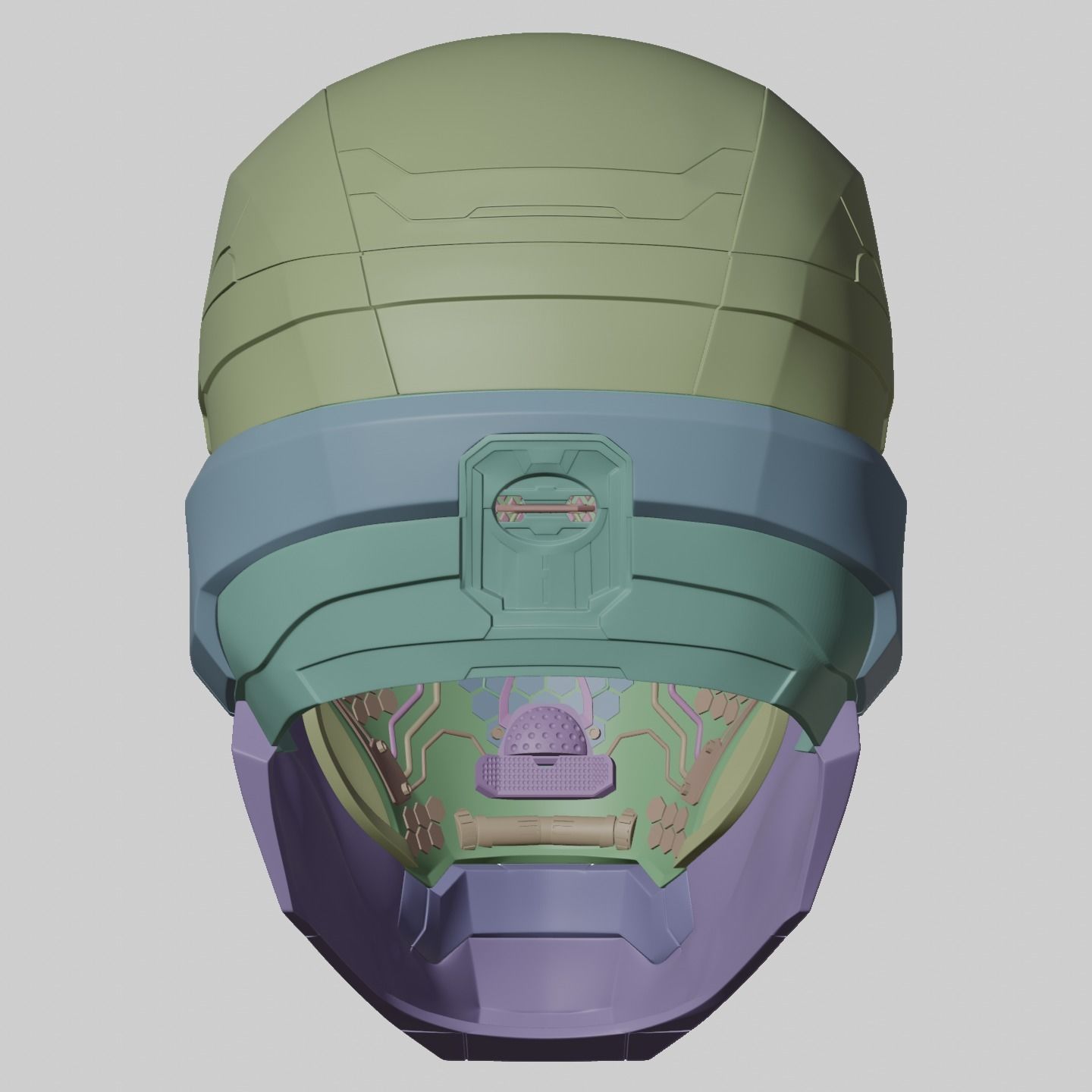 Ironman Halo Master Chief Mark 117 3D print model_11