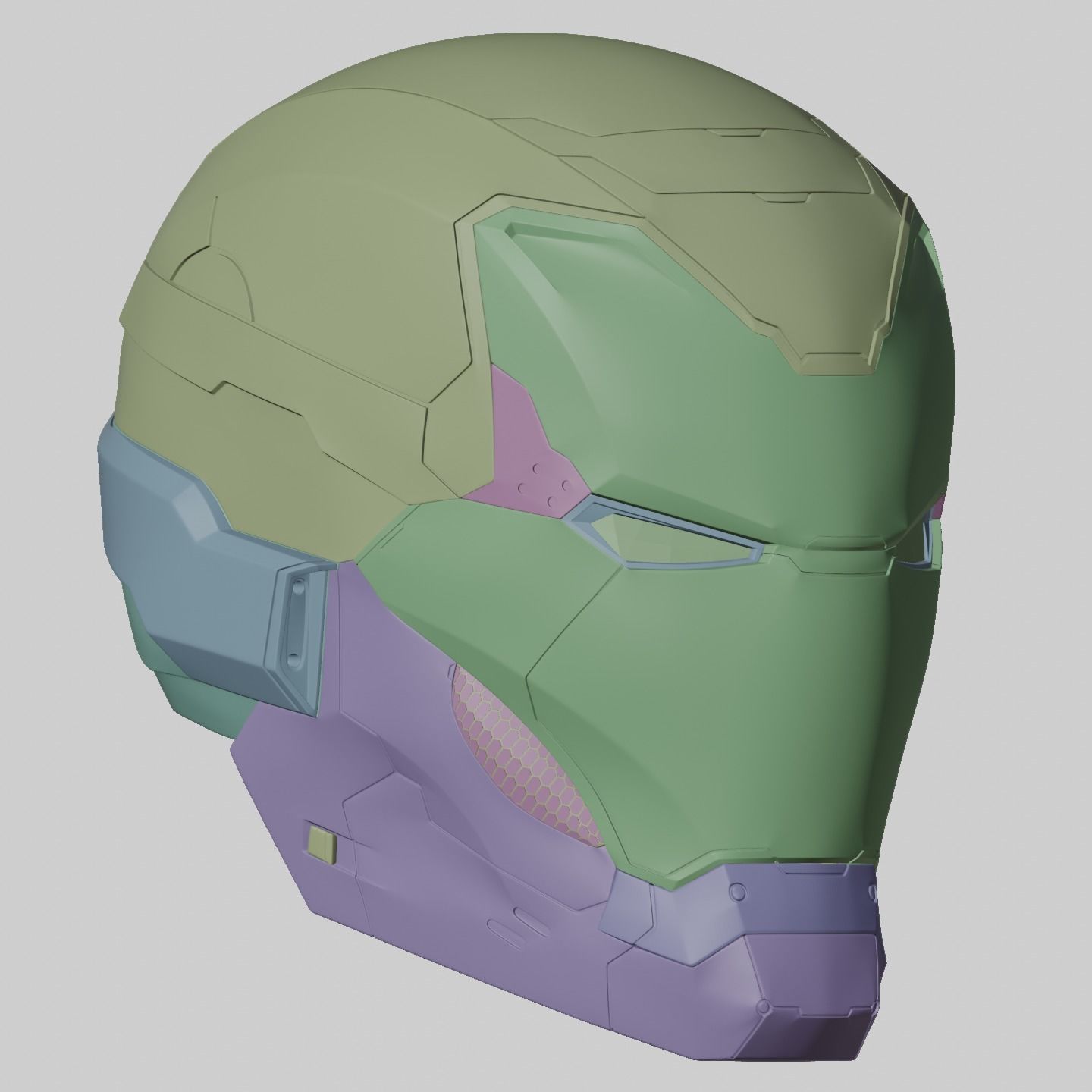 Ironman Halo Master Chief Mark 117 3D print model_9