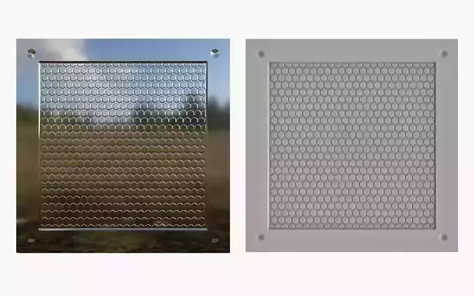 low poly metal grid -modular  Texture