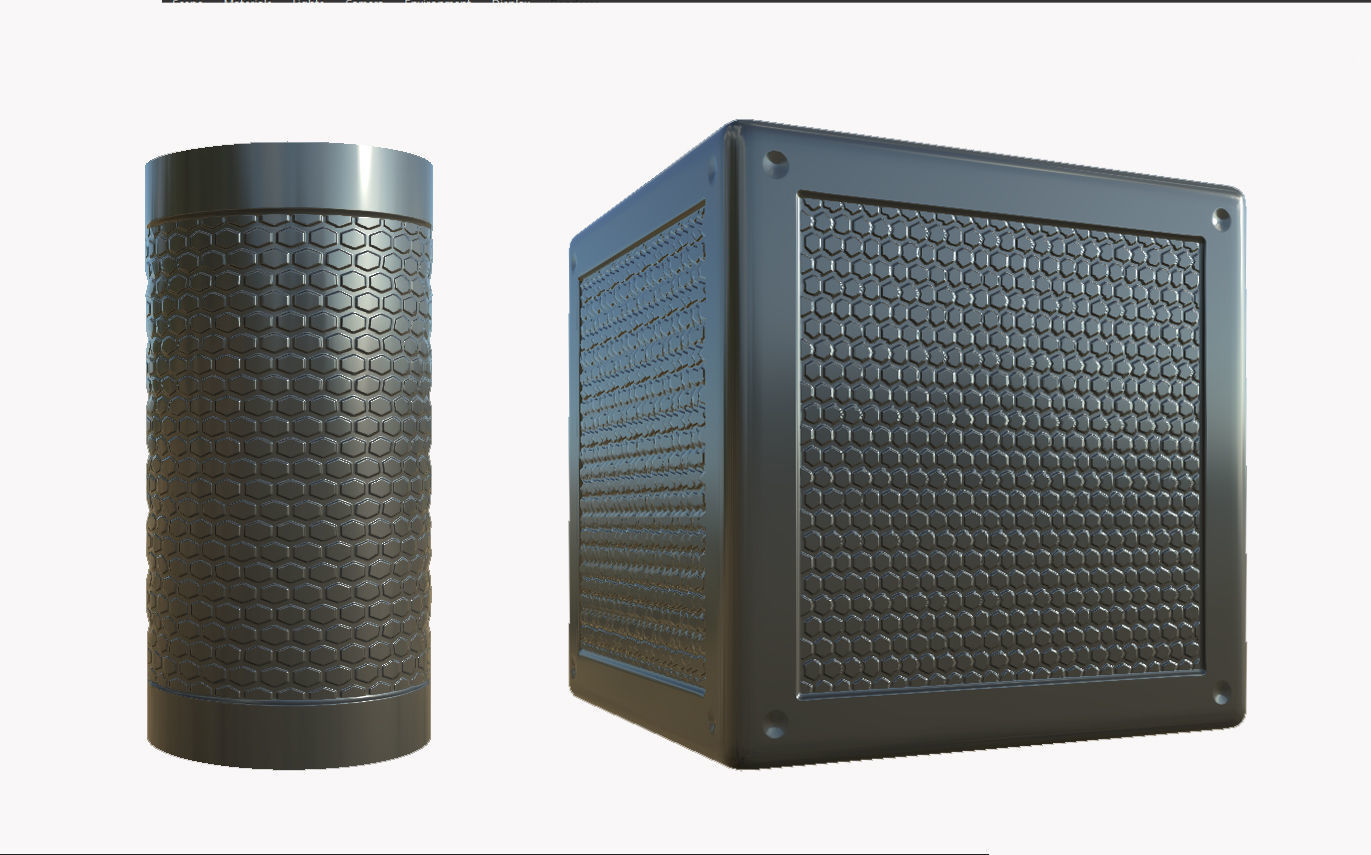 low poly metal grid -modular  Texture_5