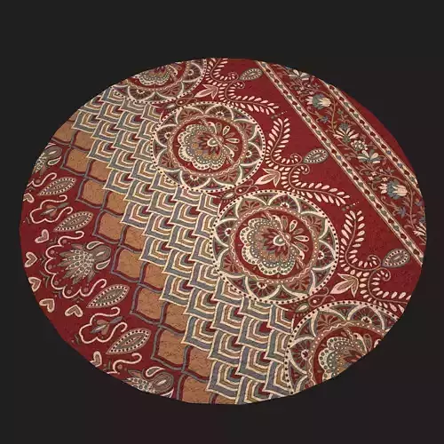 Medieval Round Tapestry Design Seven 