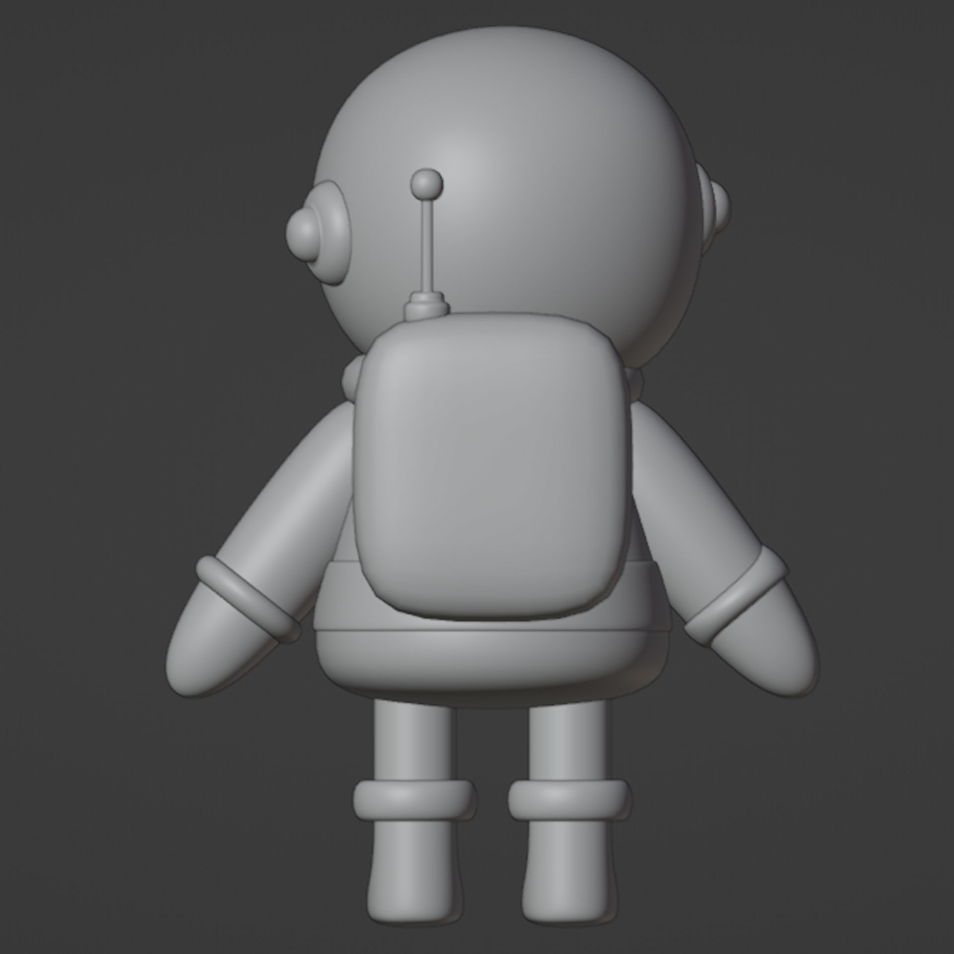 Cute Astronaut  3D model_1