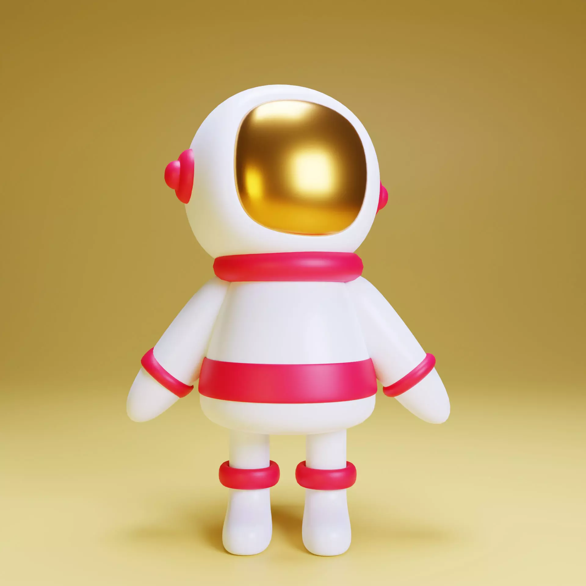 Cute Astronaut  3D model_0