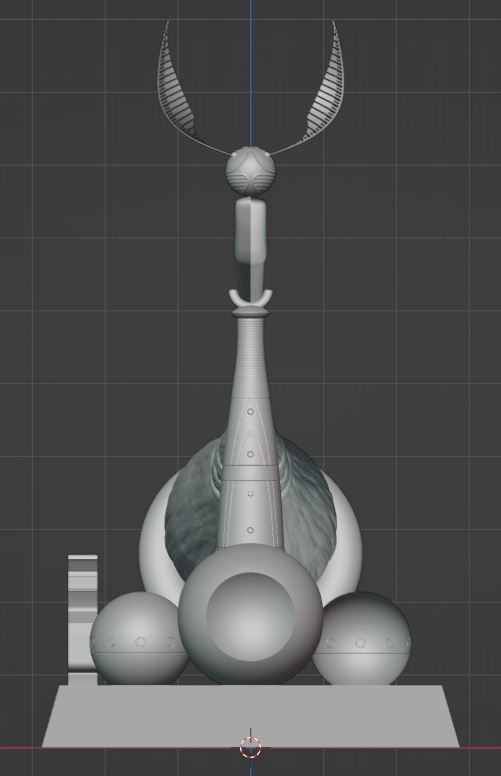 Quadribol 3D print model_1