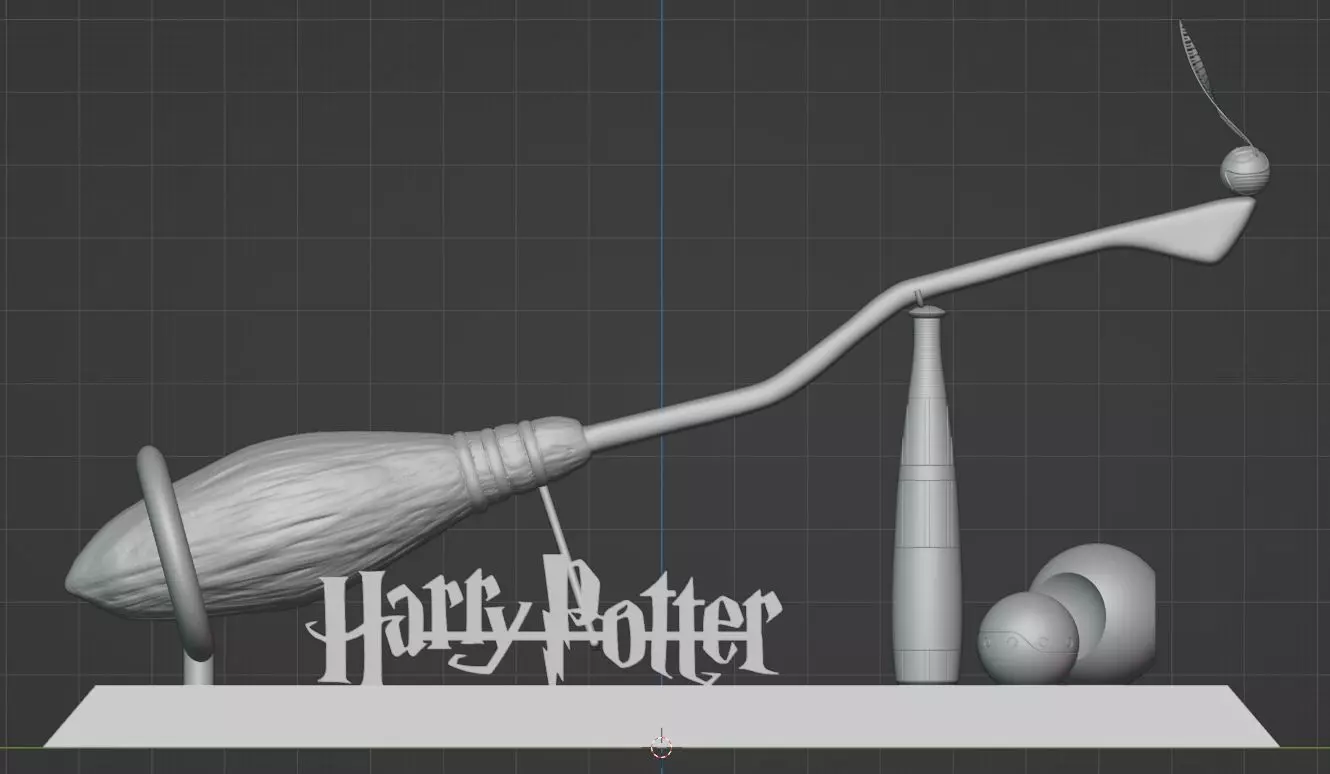 Quadribol 3D print model_0