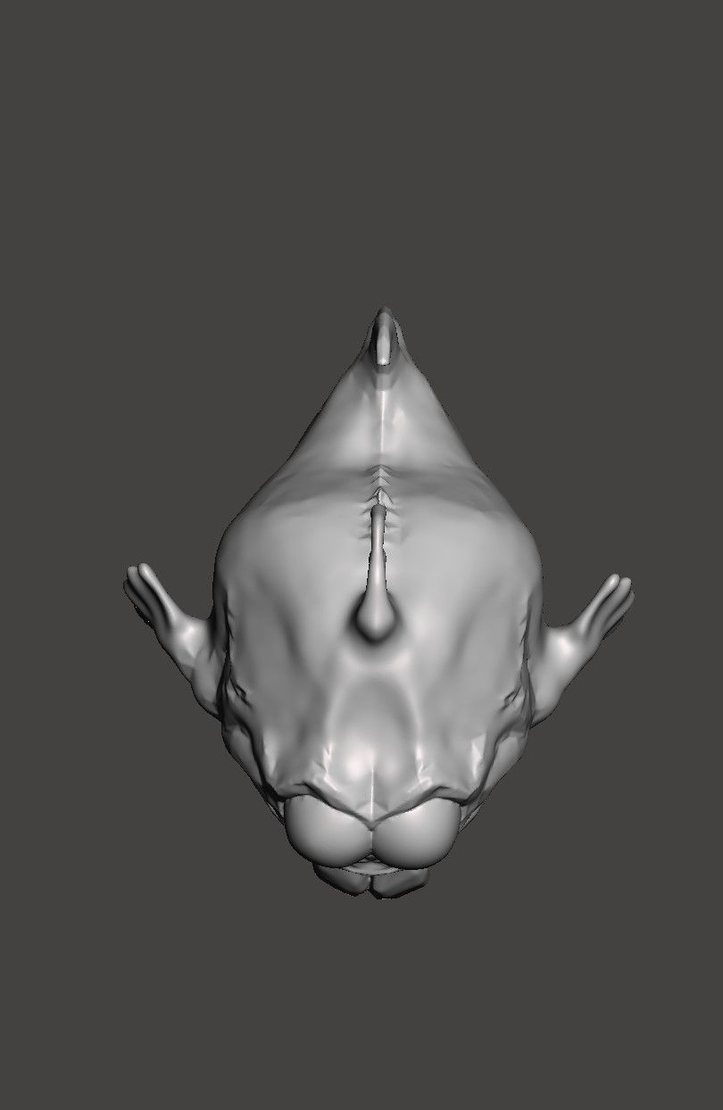 DOPEFISH - Doom Eternal Easter Egg - STL for 3D printing 3D print model_5