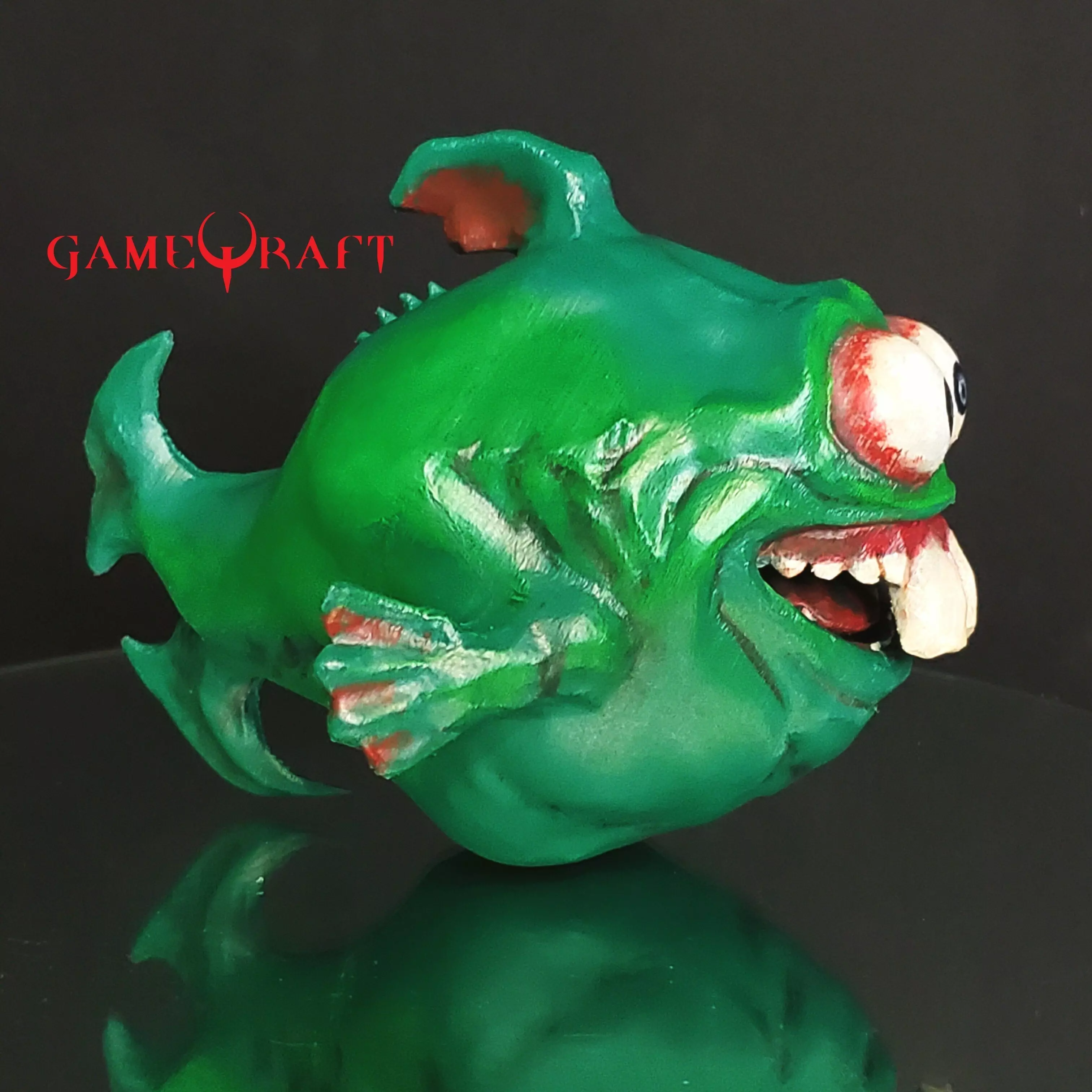 DOPEFISH - Doom Eternal Easter Egg - STL for 3D printing 3D print model_0