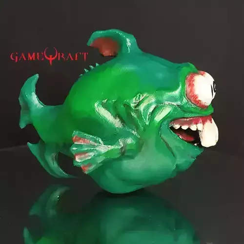 DOPEFISH - Doom Eternal Easter Egg - STL for 3D printing 3D print model