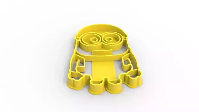 cookie cutter 3d print model funny minion