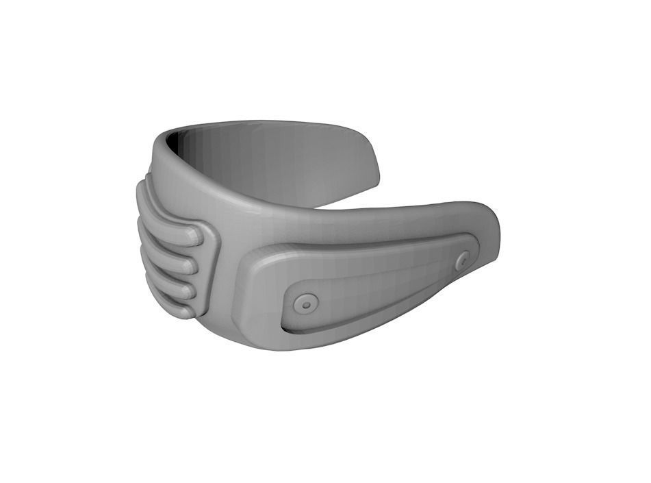 Dredd 2012 boot armour 3D print model_2