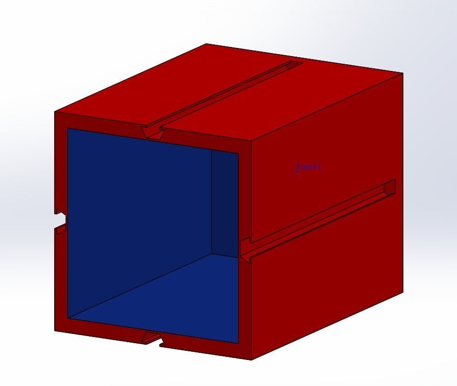Modular Cuboid Storage 3D print model_2