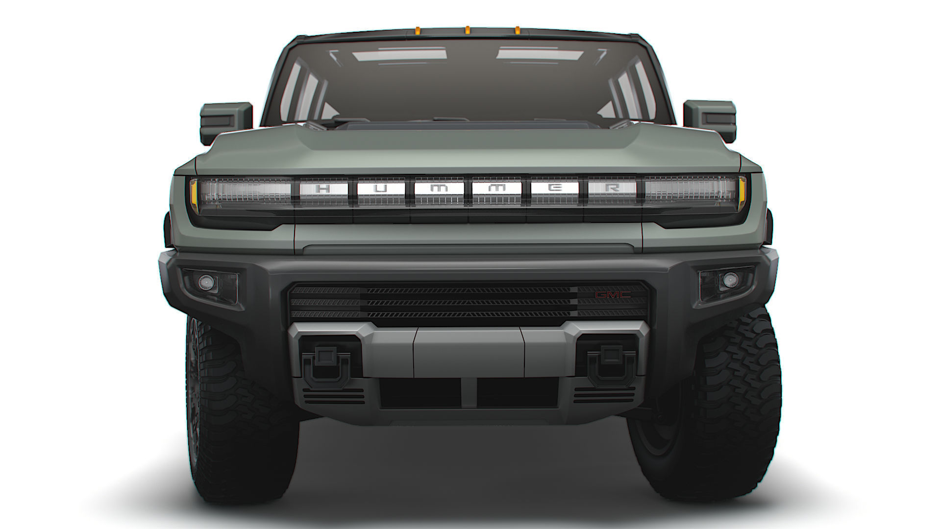 Hummer EV GMC SUV Crawler 2024 3D model_6