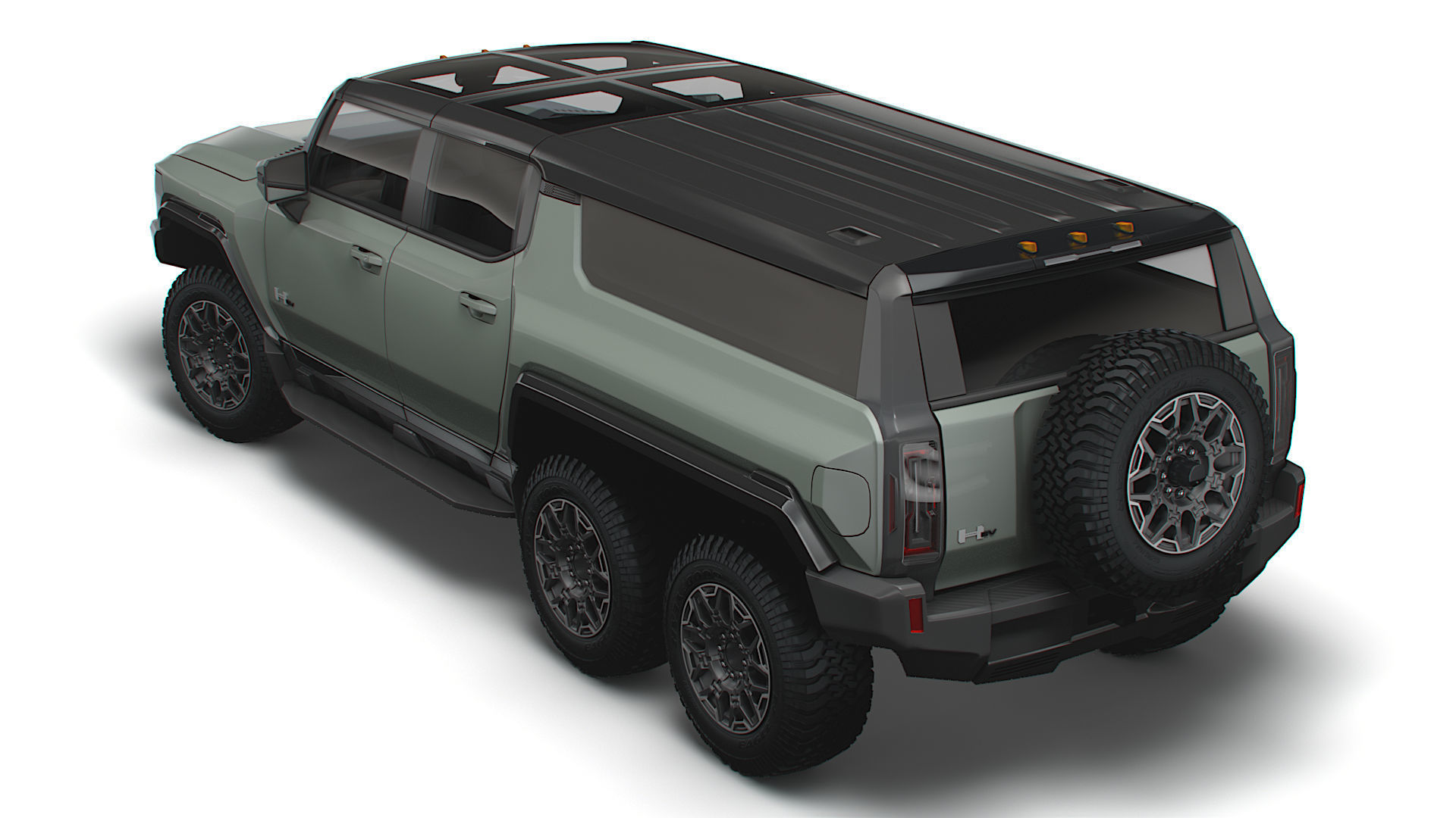 Hummer EV GMC SUV Crawler 2024 3D model_3