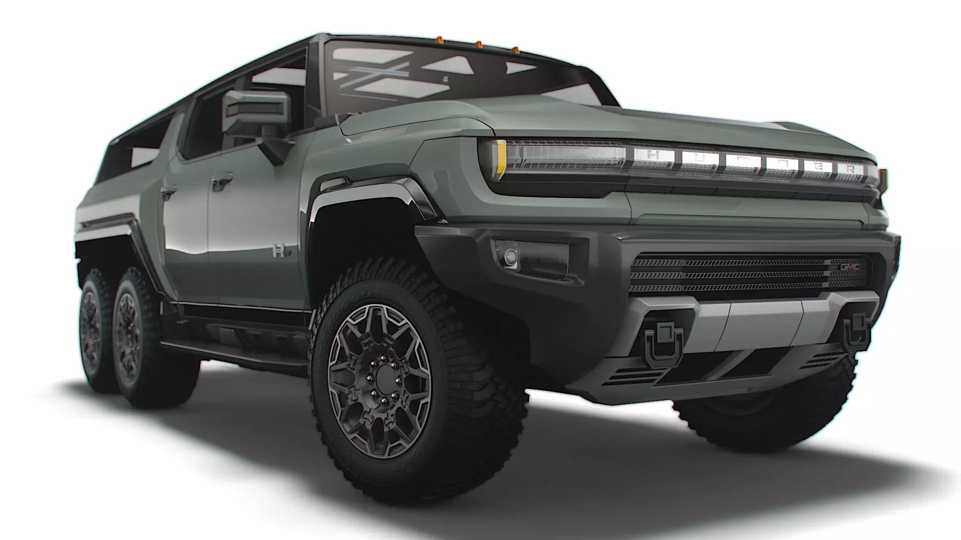 Hummer EV GMC SUV Crawler 2024 3D model_0