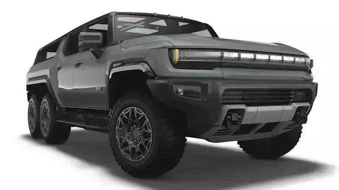 Hummer EV GMC SUV Crawler 2024 3D model