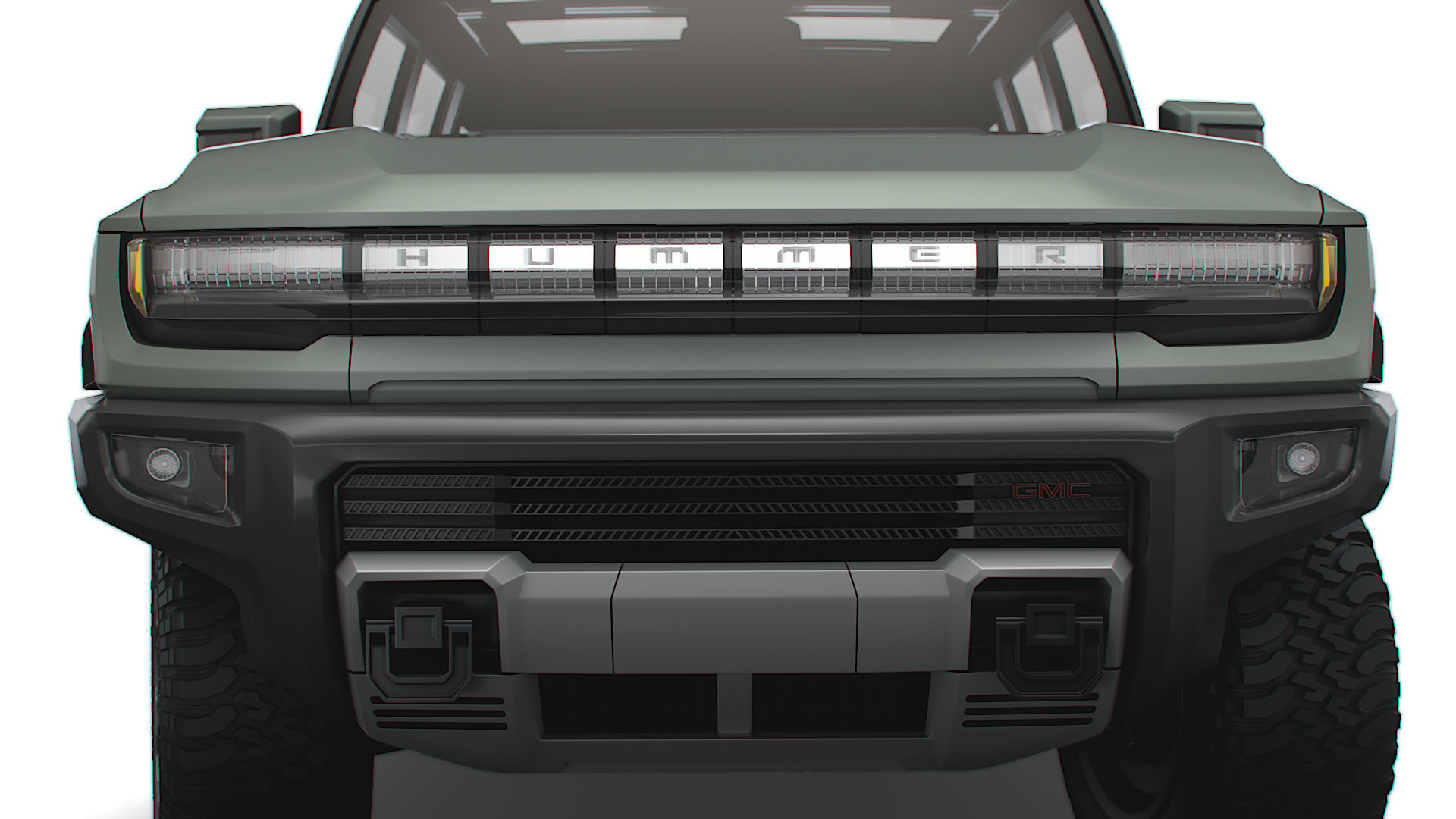 Hummer EV GMC SUV Crawler 2024 3D model_7