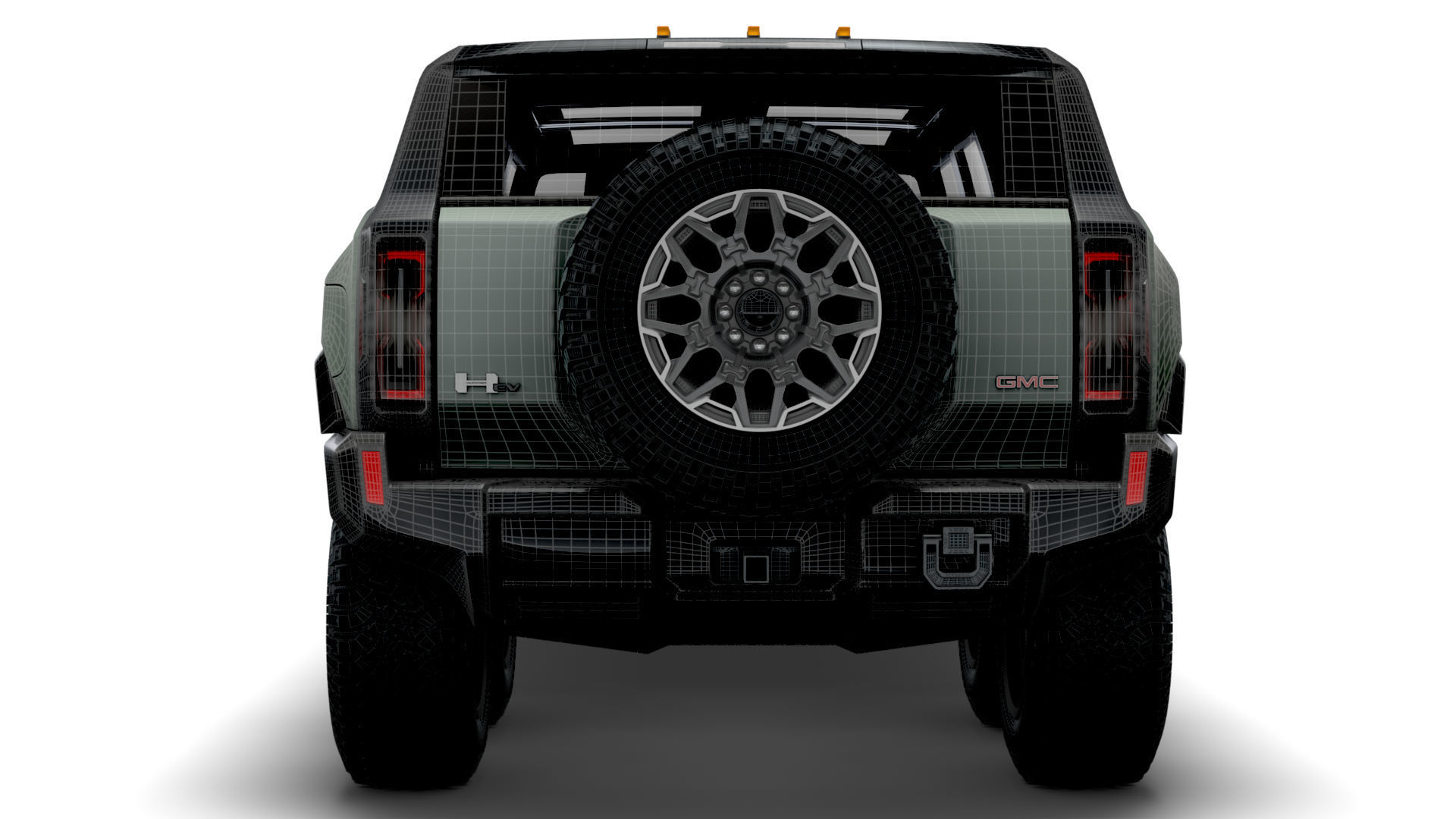 Hummer EV GMC SUV Crawler 2024 3D model_22