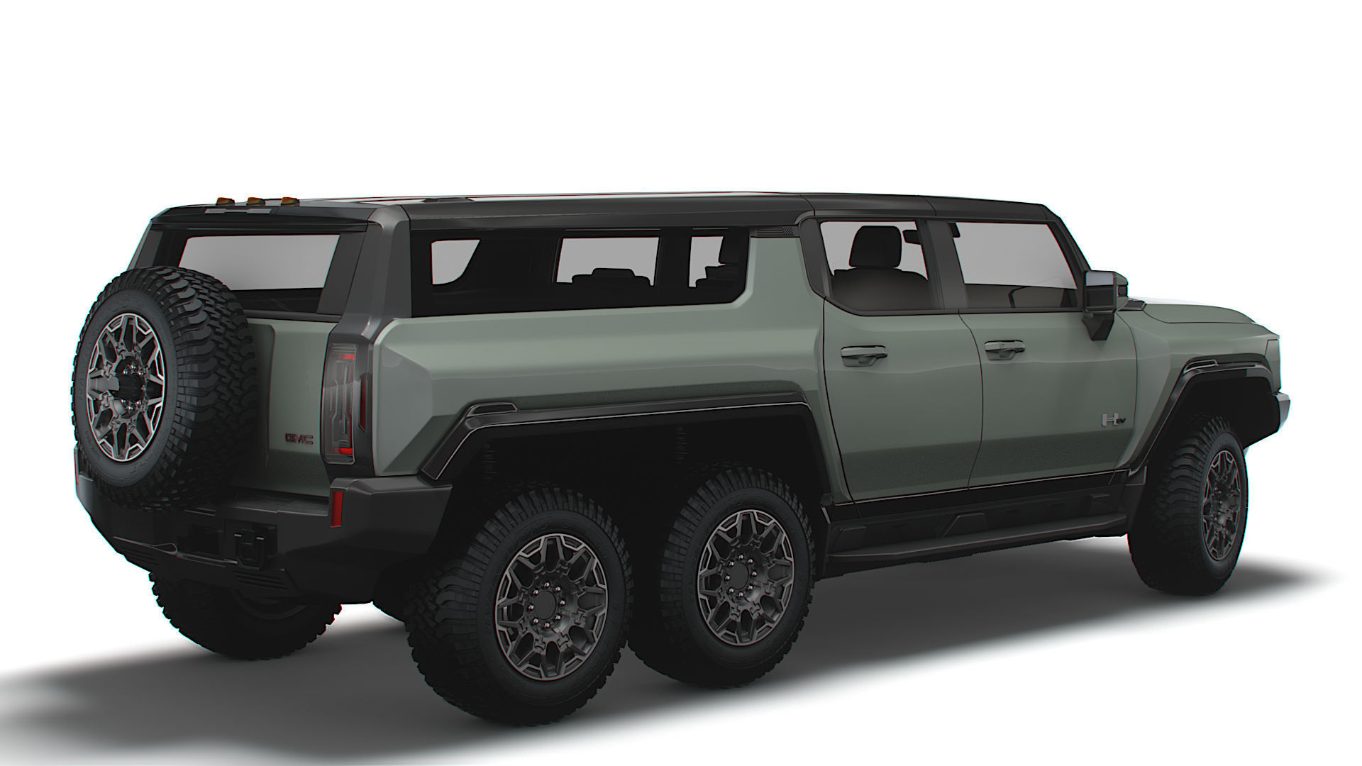Hummer EV GMC SUV Crawler 2024 3D model_2