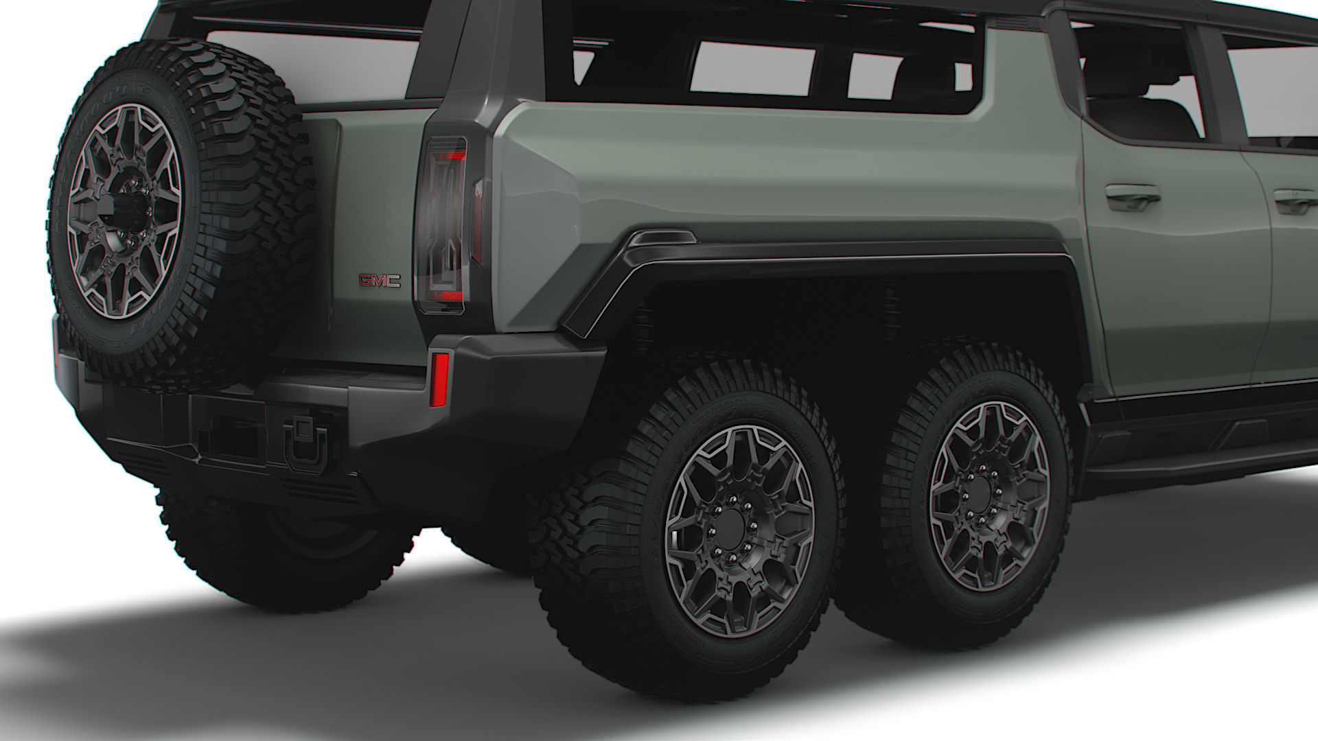 Hummer EV GMC SUV Crawler 2024 3D model_11
