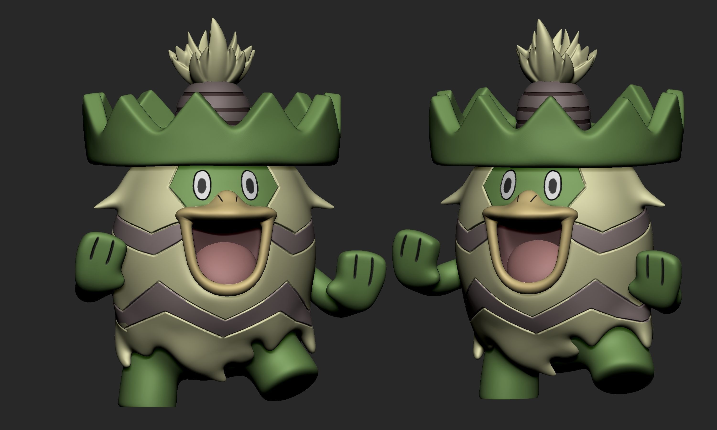 Pokemon - Ludicolo 3D print model_3