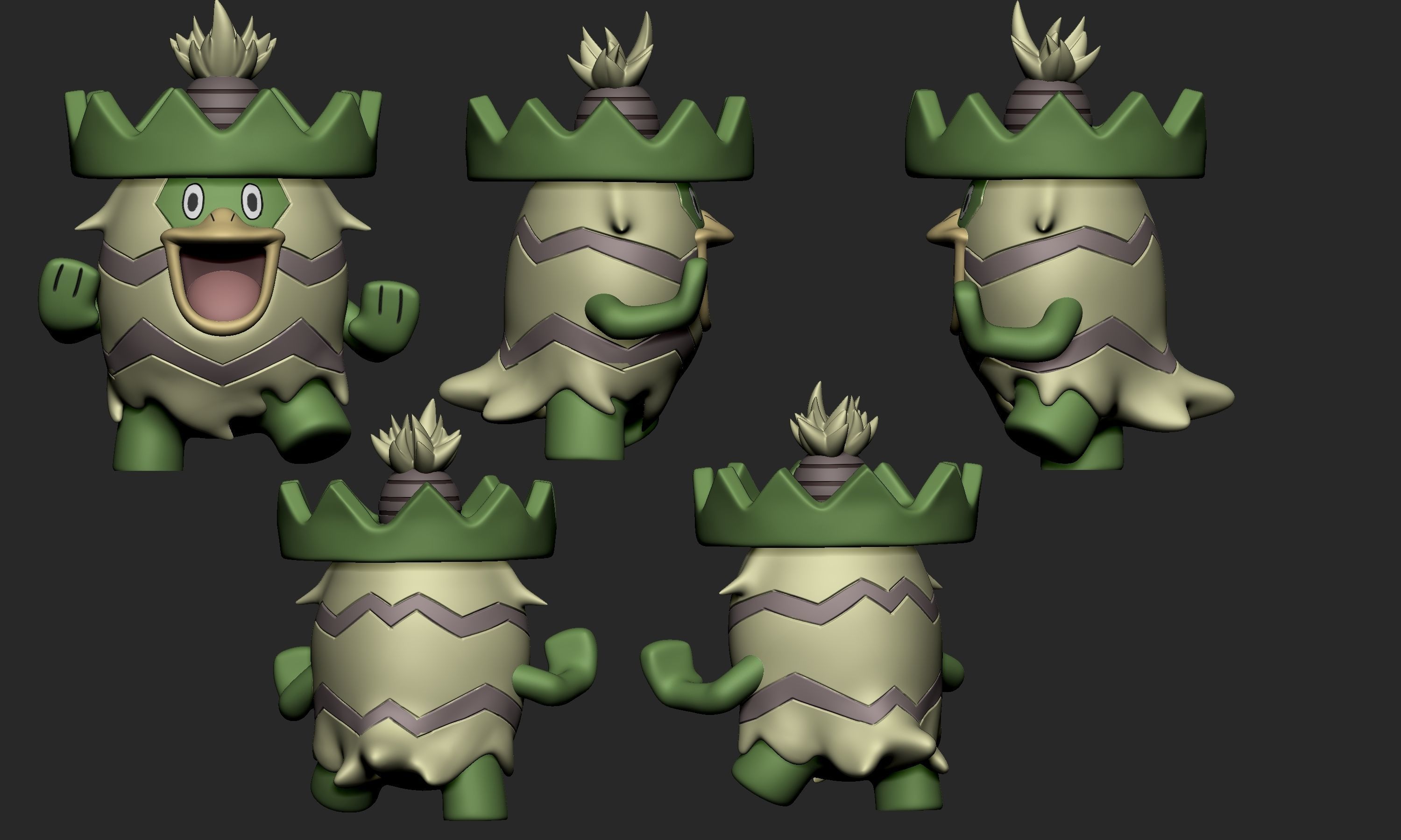 Pokemon - Ludicolo 3D print model_1