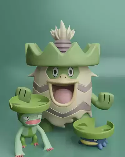Pokemon - Lotad Lombre and Ludicolo