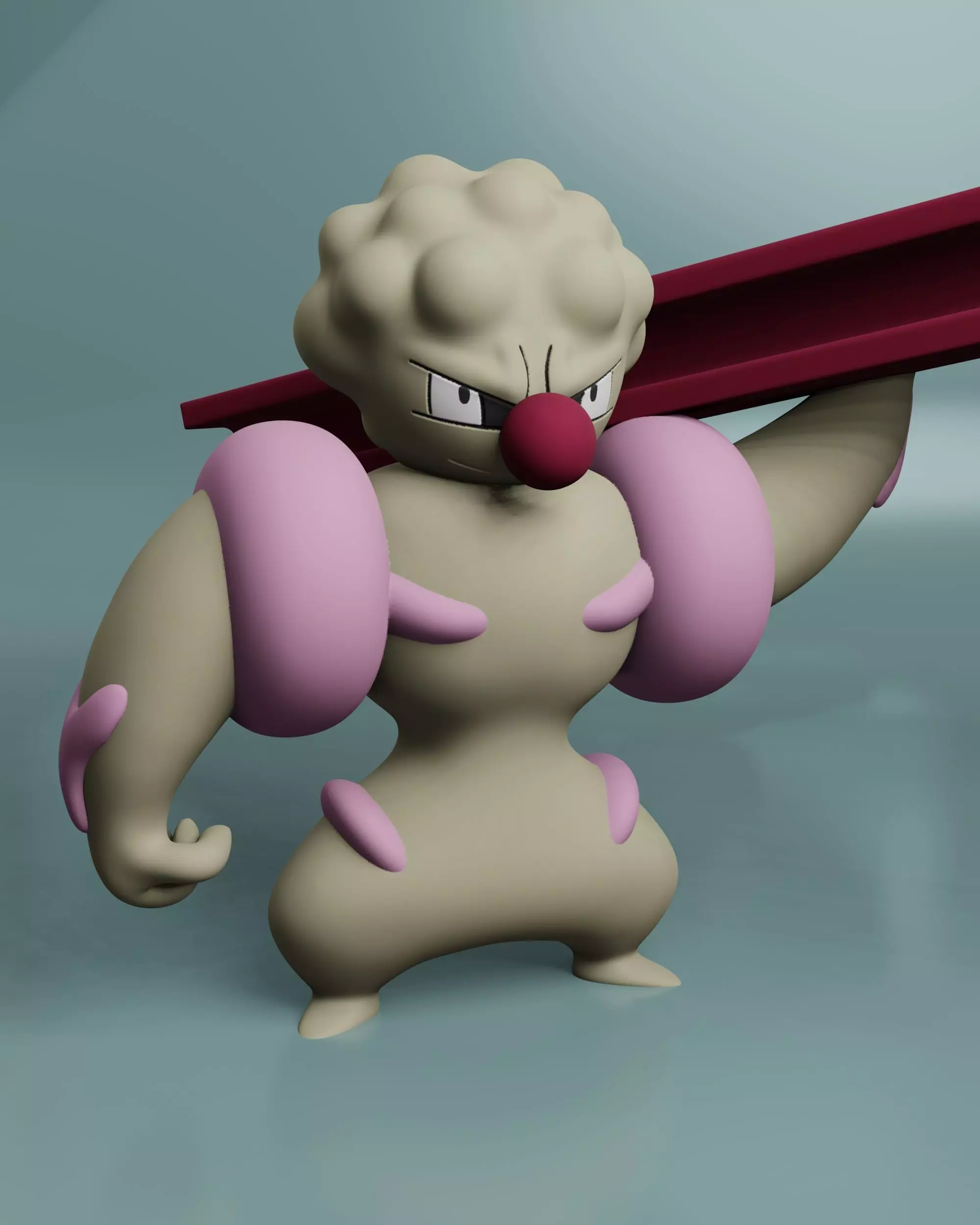 Pokemon - Gurdur 3D print model_0