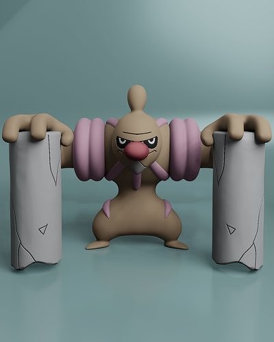 Pokemon - Conkeldurr 3D print model