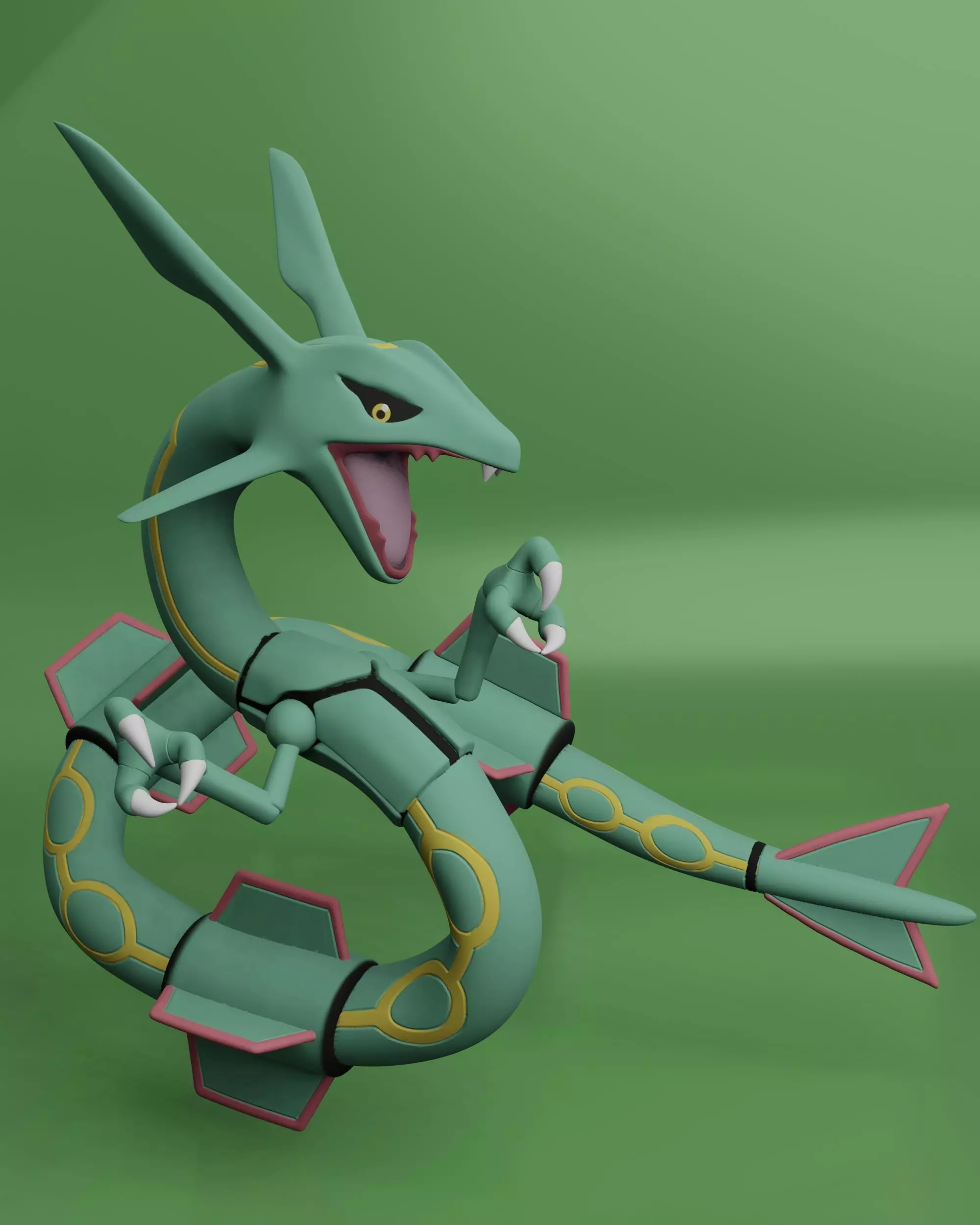 Pokemon - Rayquaza 3D print model_0