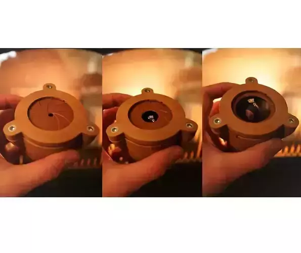 Mechanical Iris Ring Box 3D print model