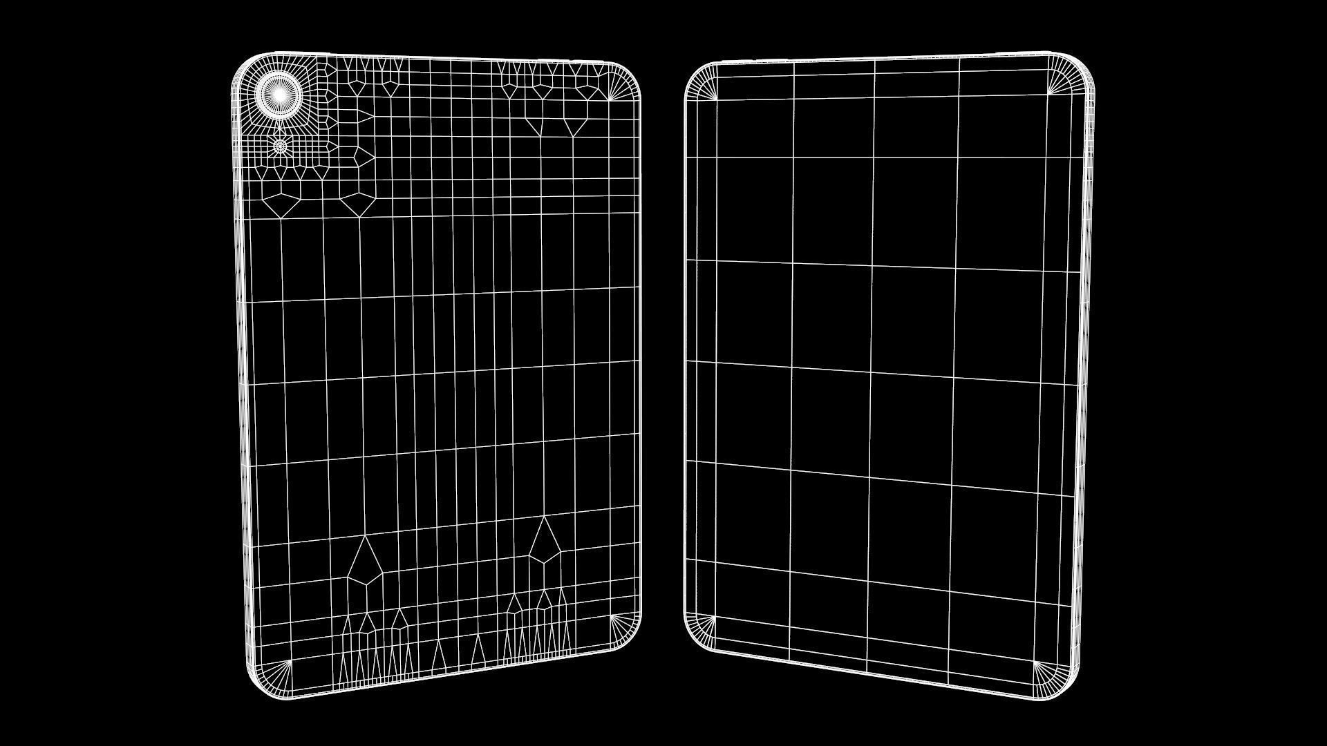 Apple Ipad Mini 2021 - Silver Low-poly 3D model_3