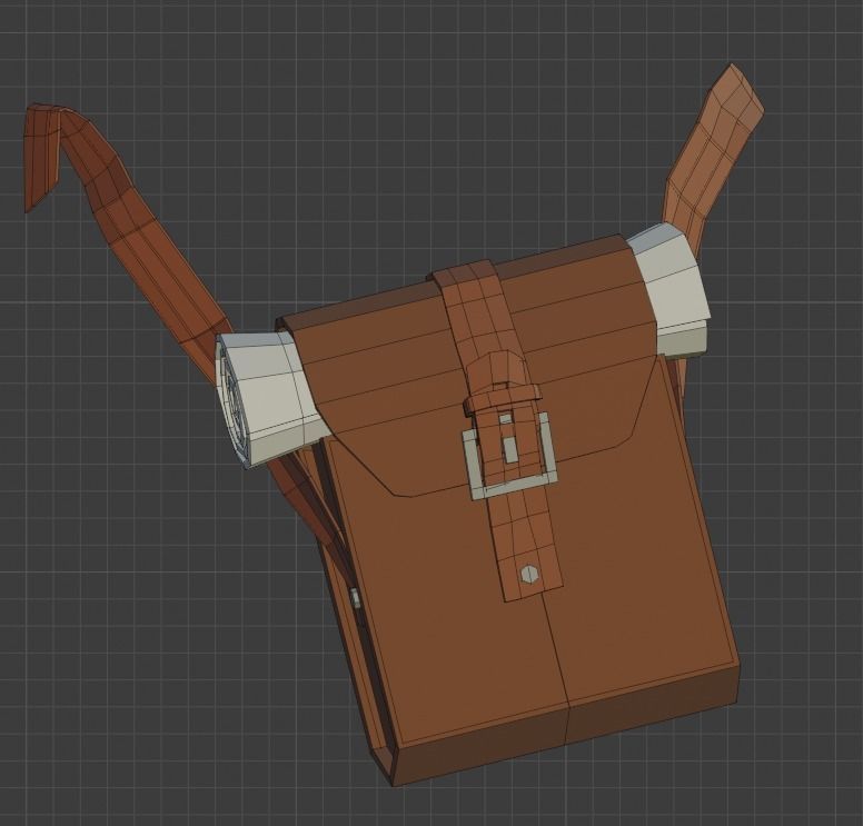 Low Poly Adventurer animated character holding sword Free low-poly 3D model_16