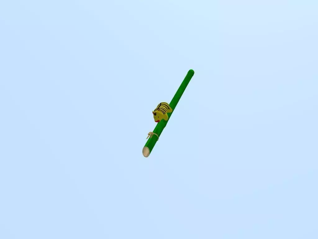 eto kanzashi Tora Free 3D model