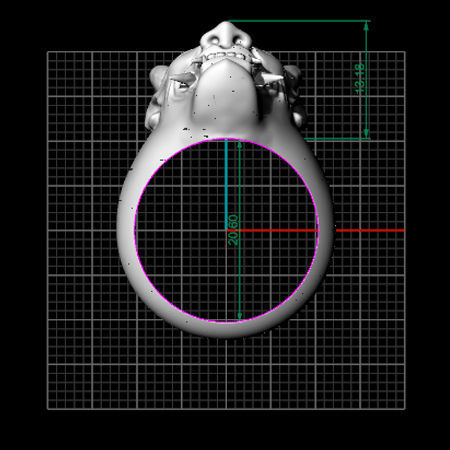 Ring Oni 3D print model_9