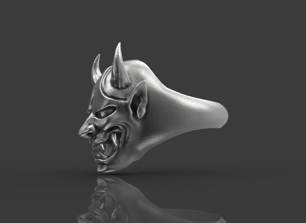 Ring Oni 3D print model_2