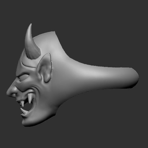 Ring Oni 3D print model_6