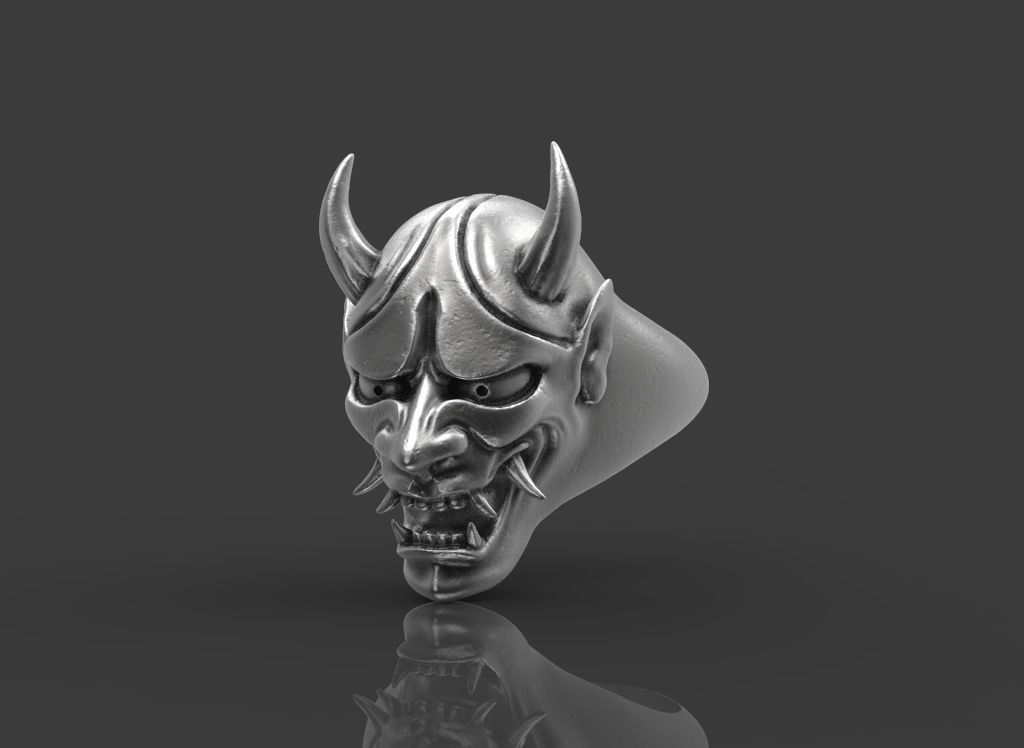 Ring Oni 3D print model_1