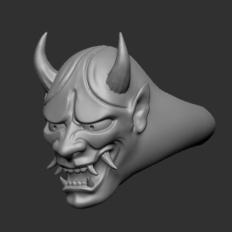 Ring Oni 3D print model_5